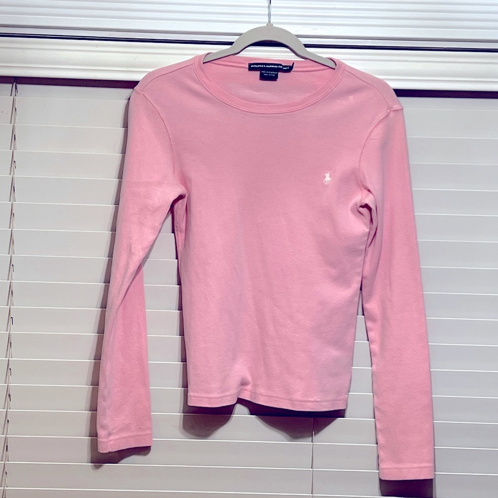 Size Medium Ralph Lauren Sport Long-Sleeve Jersey Tee